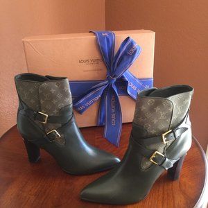 Louis Vuitton Monogram Boots - Size 38 1/2